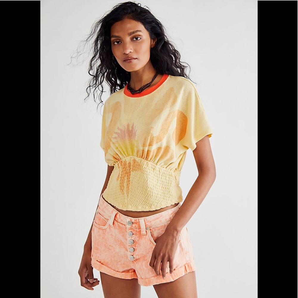 🆕 Free People Day Off Tee, size XL, SOLD OUT AT FP!